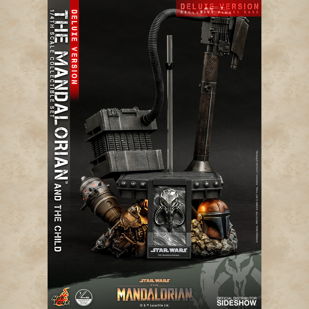 Hot-Toys-1zu4-Figur-Deluxe-The-Mandalorian-and-The-Child-Star-Wars_8 Hot Toys 1:4 Figur (Deluxe) The Mandalorian and The Child - Star Wars