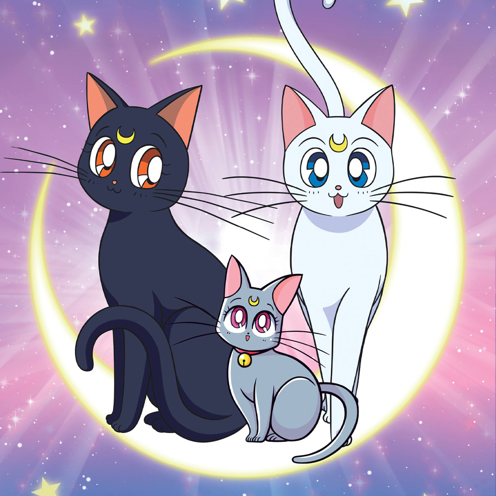 Luna, Artemis & Diana Maxi Poster - Sailor Moon