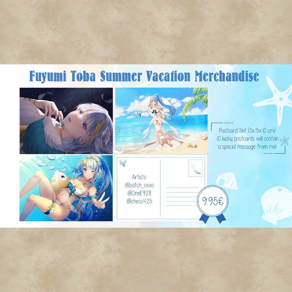 Fuyumi Toba Postkarten-Set