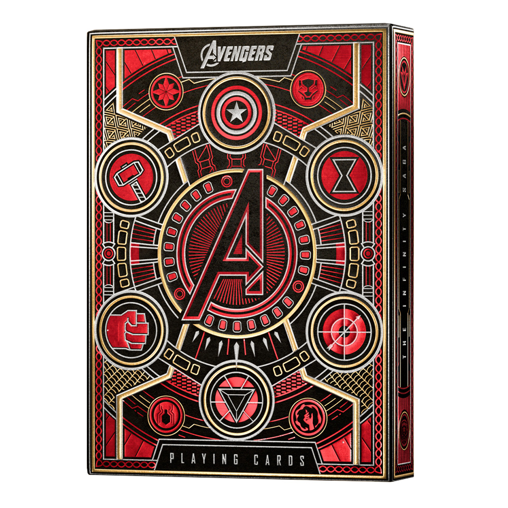 Avengers Premium Spielkarten (Red Edition) - Marvel