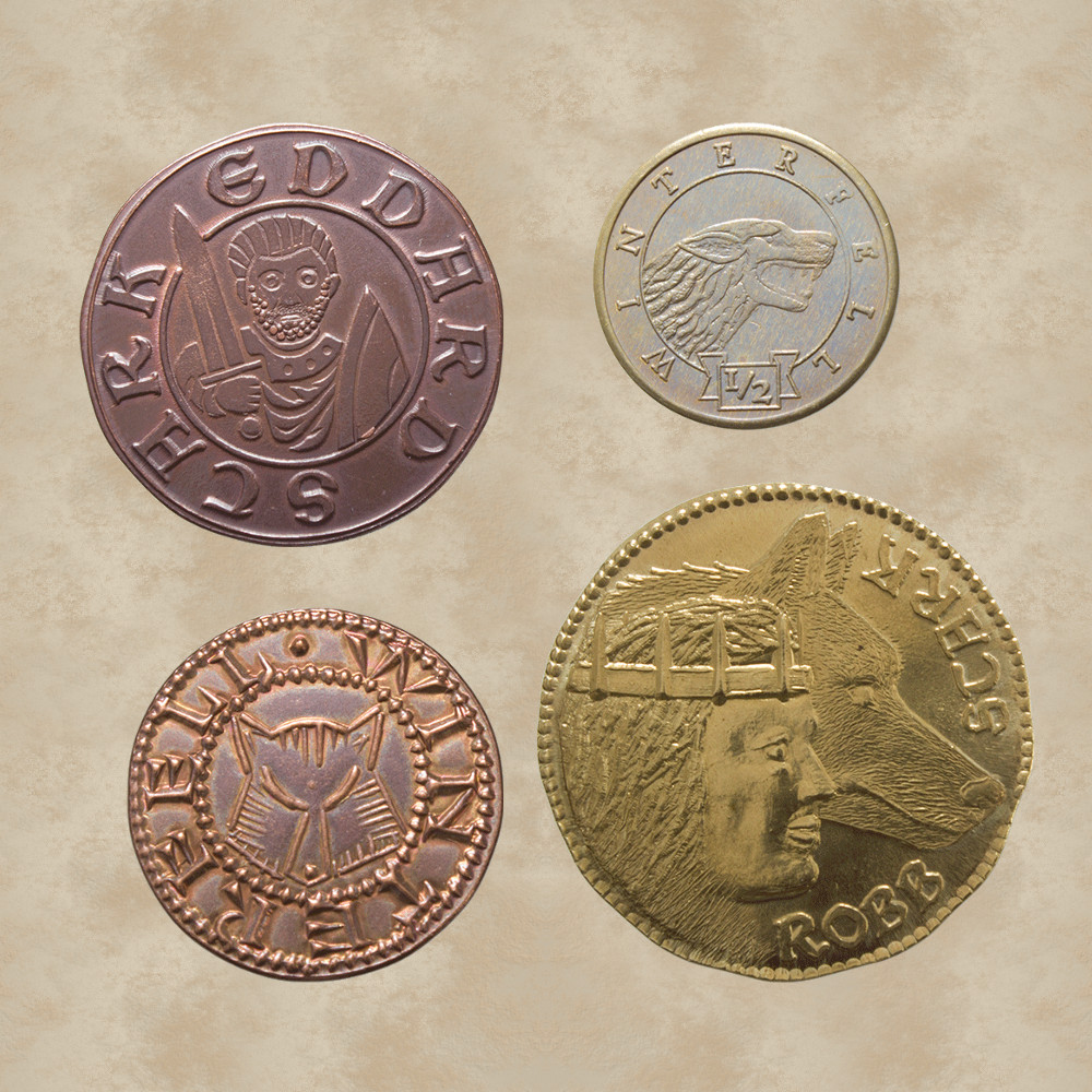Münzen-Set Haus Stark - Game of Thrones