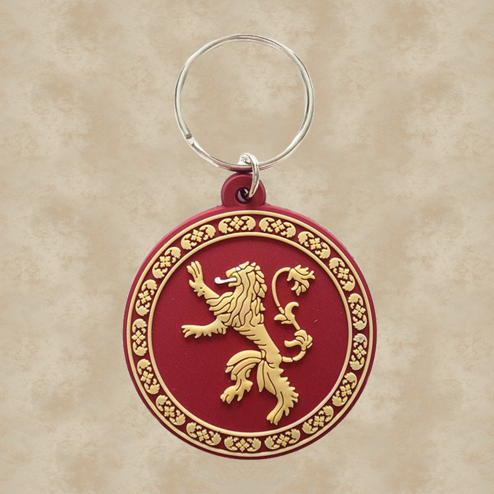 Haus Lannister Wappen Gummi-Schlüsselanhänger – Game of Thrones
