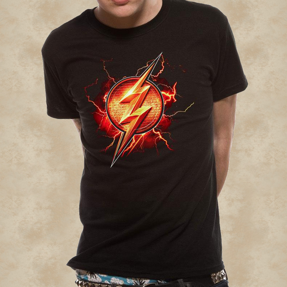 Justice League T-Shirt Flash Symbol – Justice League