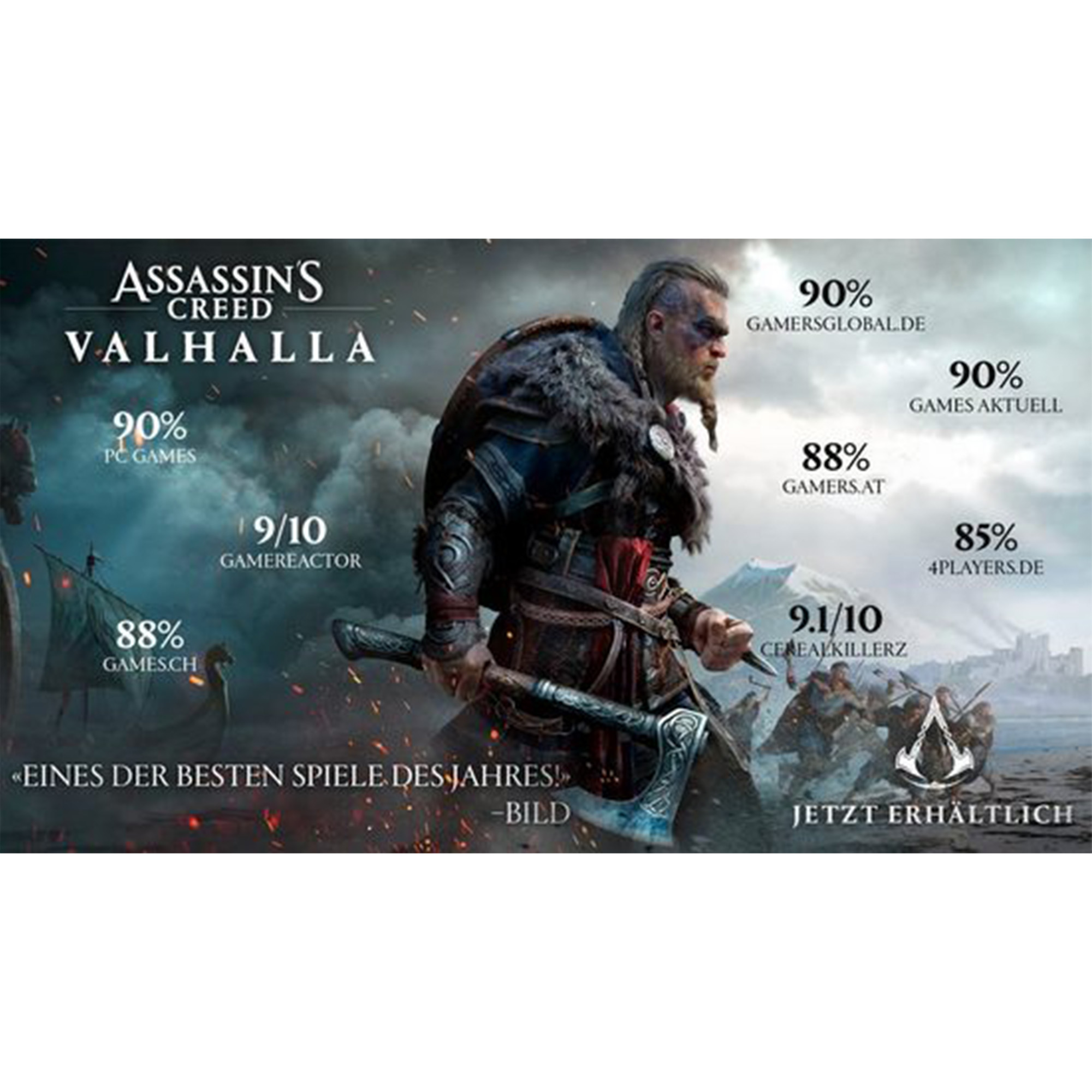 Assassins Creed Valhalla (PS4) - PS5 Upgrade verfügbar