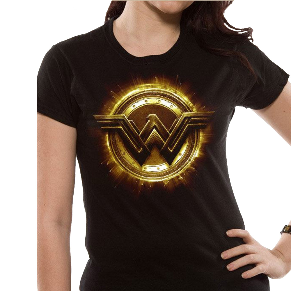 Justice League Girlie T-Shirt Wonder Woman Symbol – Justice League