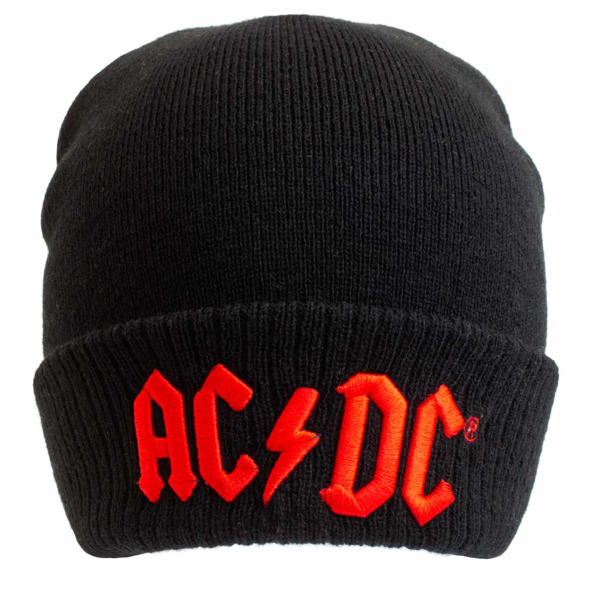 Applique Logo Beanie Mütze schwarz - AC/DC Applique Logo Beanie Mütze schwarz - AC/DC