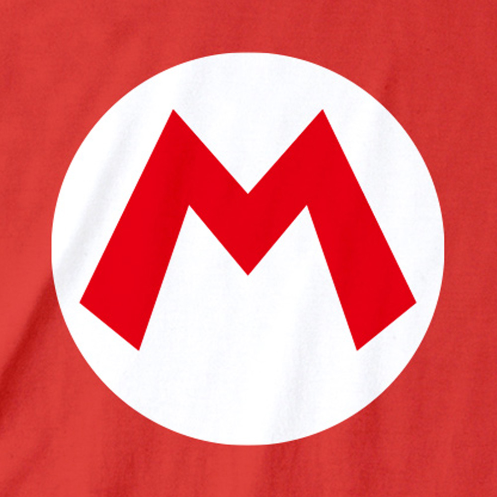 Mario Badge T-Shirt - Nintendo Super Mario