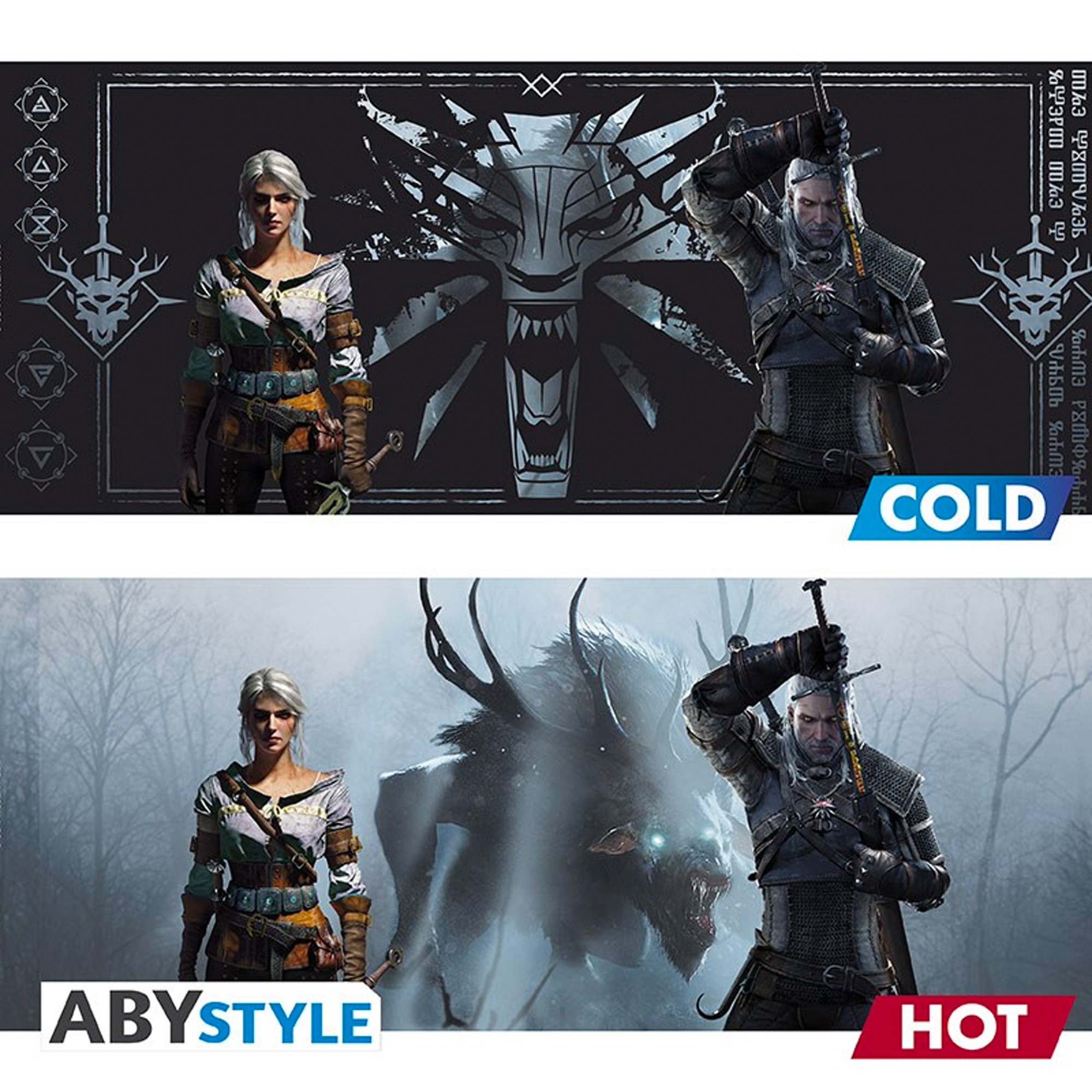Geralt & Ciri Thermoeffekt Tasse - The Witcher