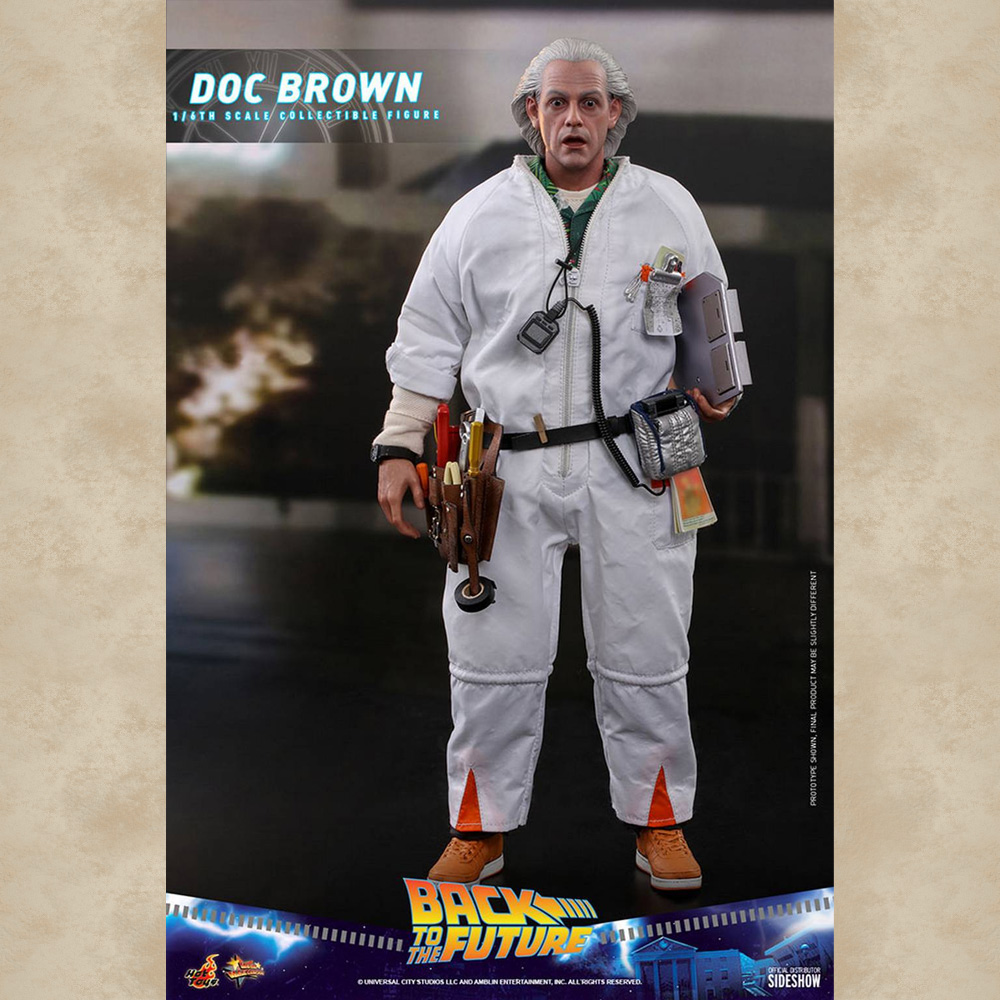 Hot Toys Figur Doc Brown - Back to the Future