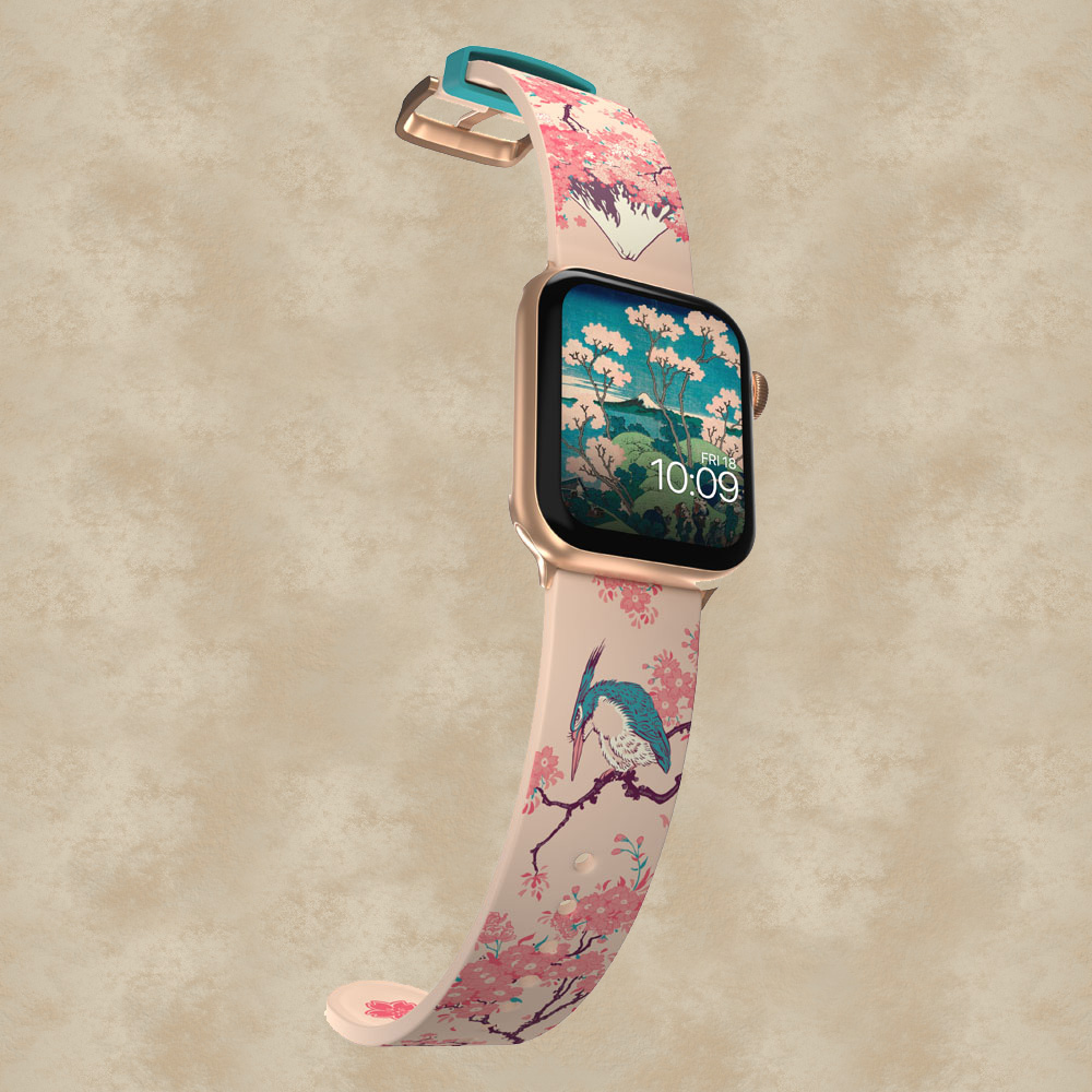 Cherry Blossom Smartwatch-Armband - Hokusai