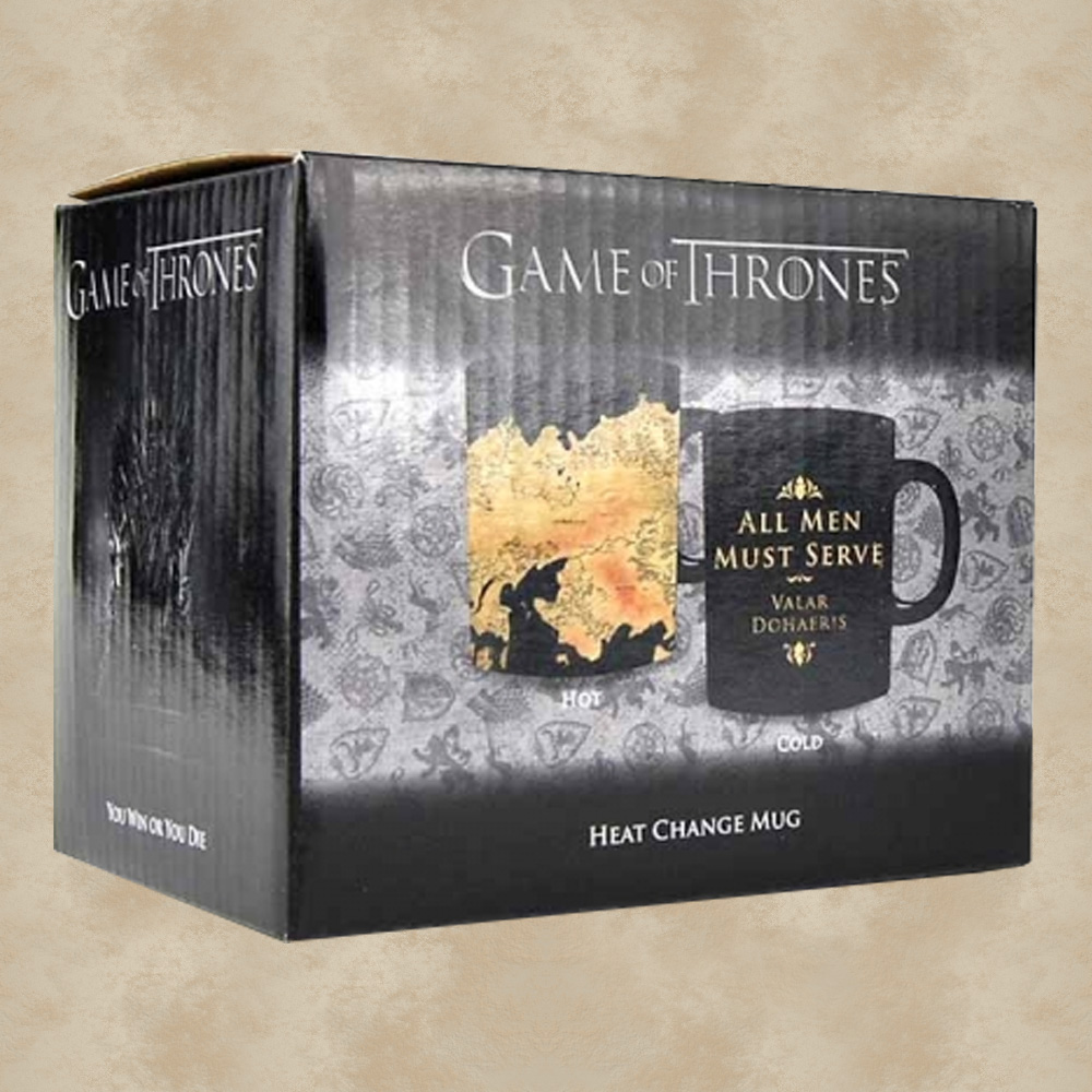 Thermoeffekt Tasse Karte - Game of Thrones