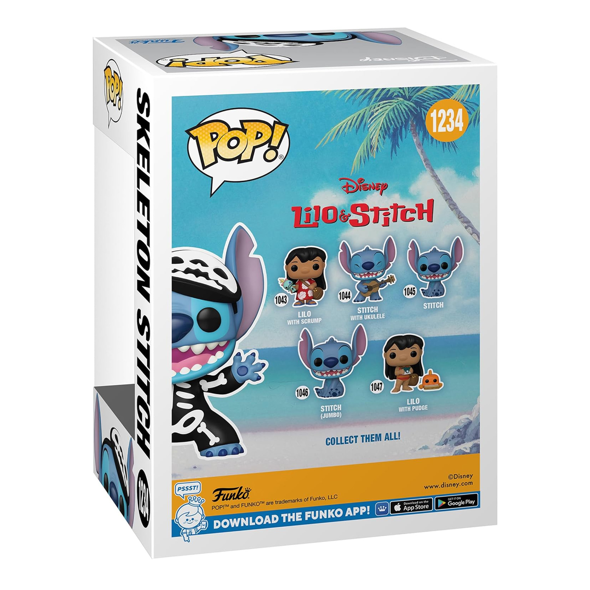 Funko POP! Skeleton Stitch (Chase möglich) - Disney Lilo & Stitch