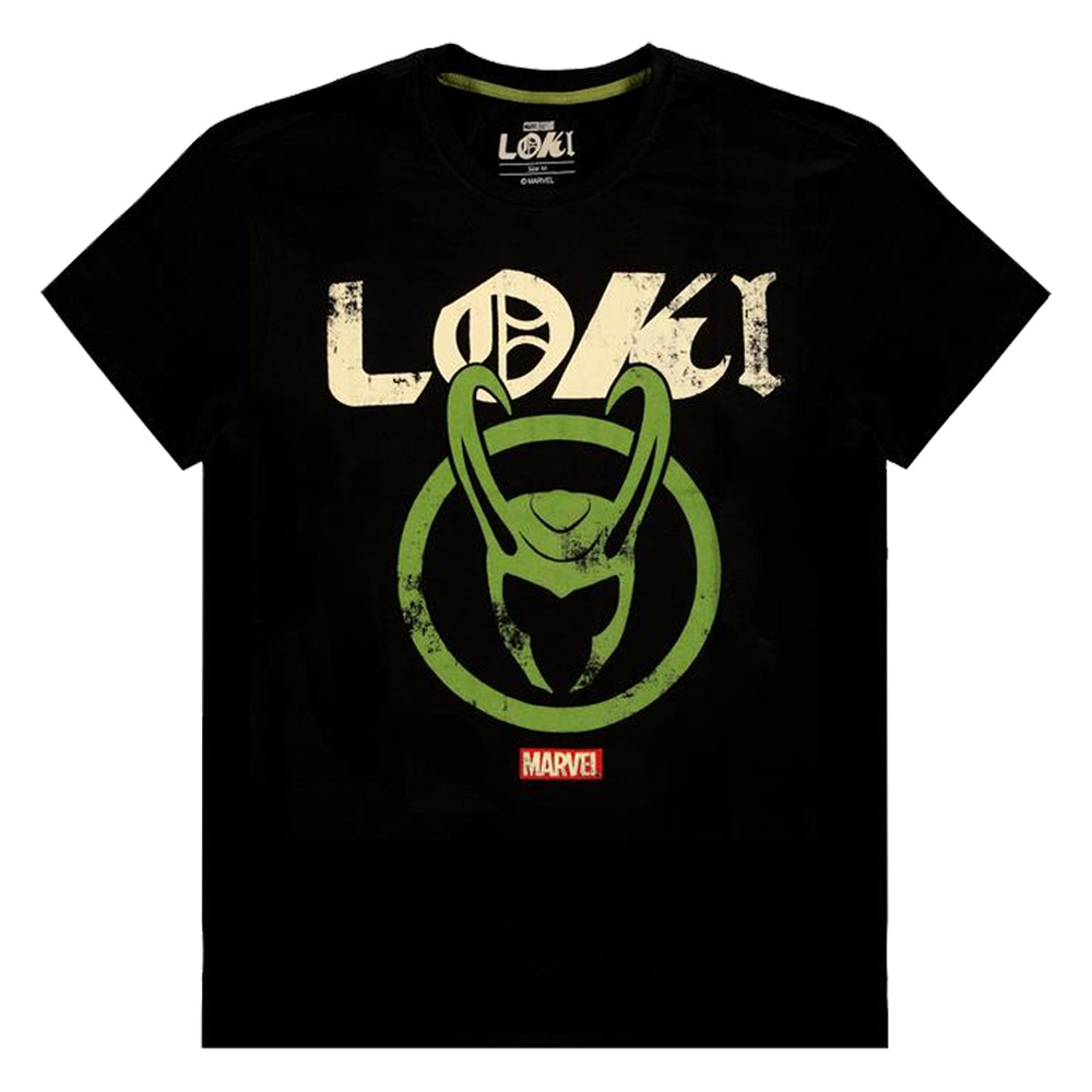 Loki Logo Badge T-Shirt - Marvel Loki Logo Badge T-Shirt - Marvel