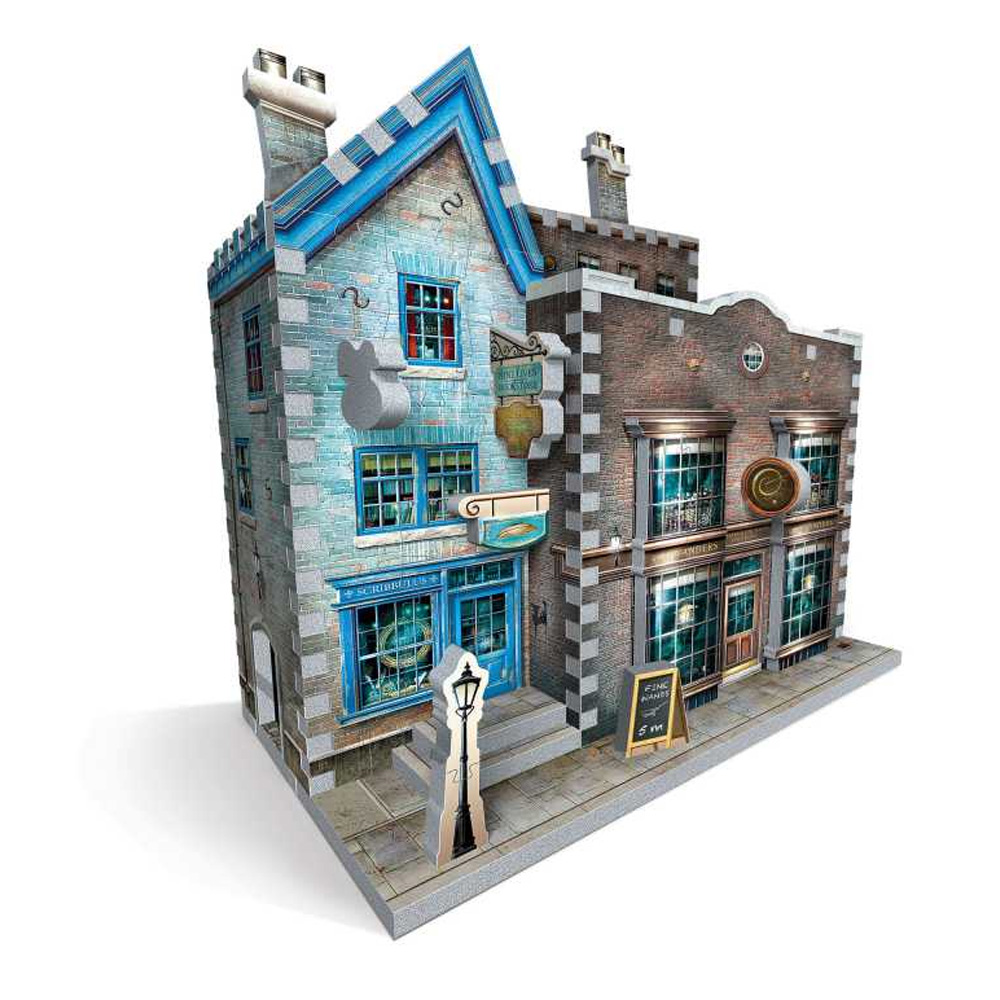 3D Puzzle Ollivanders Zauberstabladen & Scribbulus Schreibwaren - Harry Potter