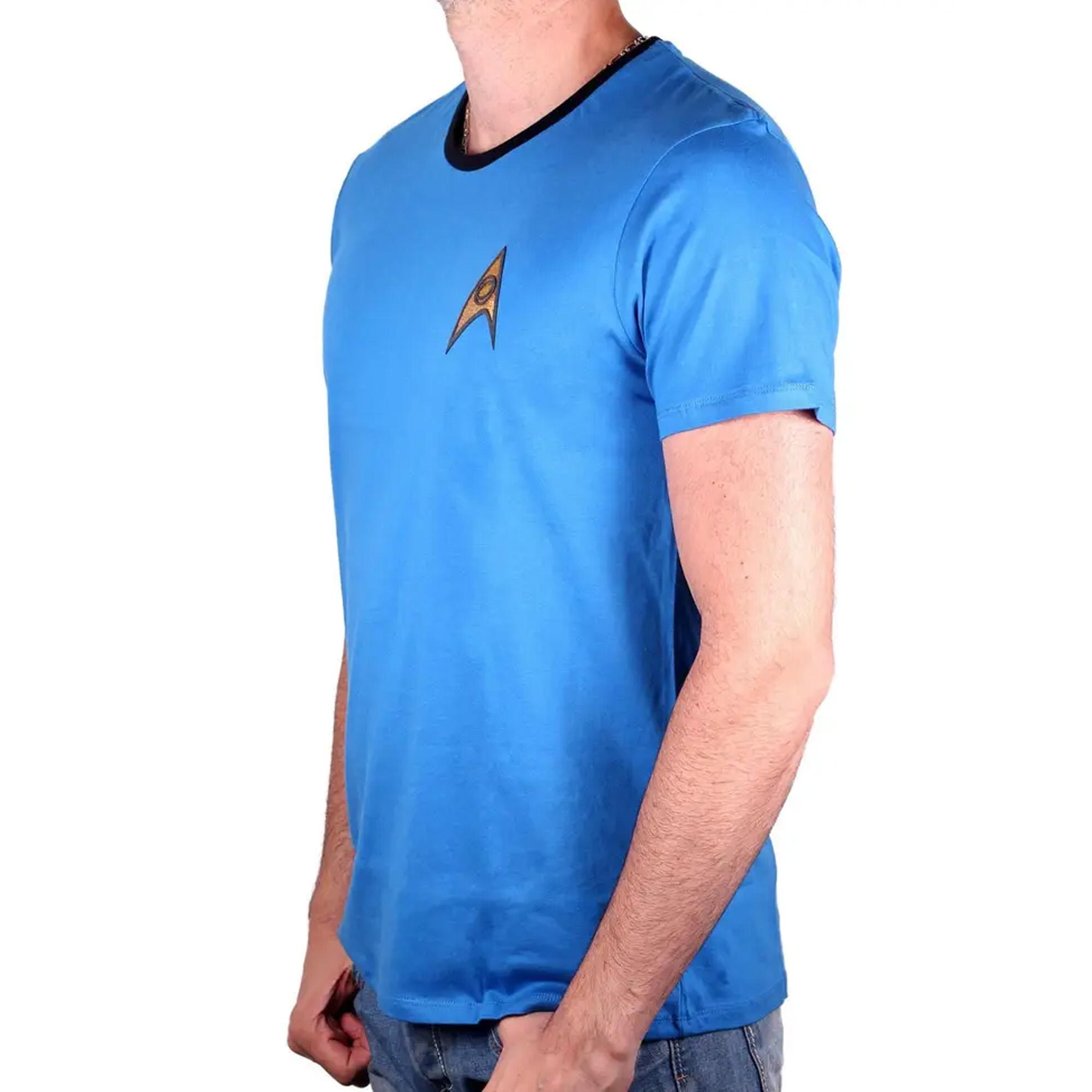 Spock Uniform T-Shirt blau - Star Trek