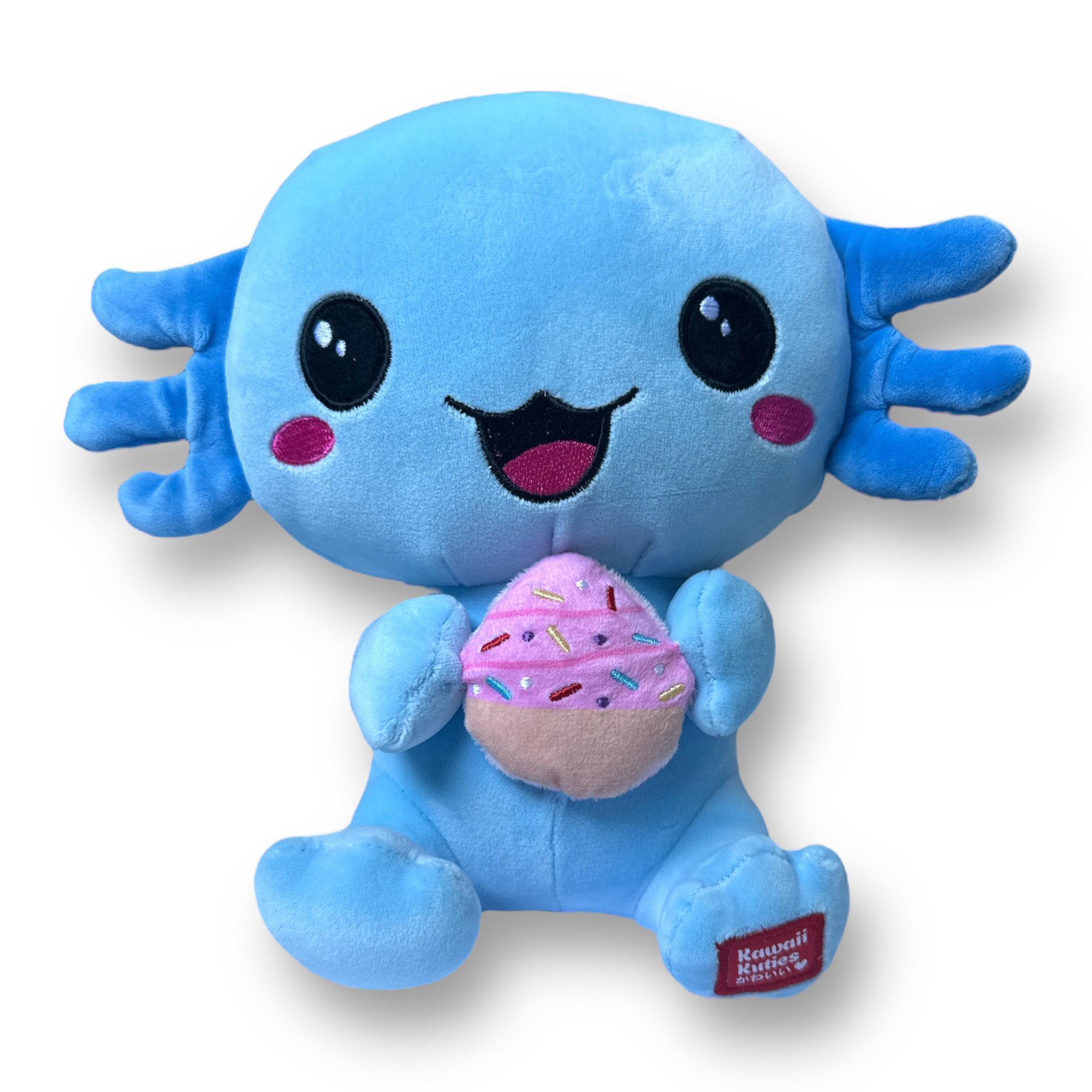 Axolotl Plüschfigur blau (24 cm) - Snaxolotl Kawaii Kuties