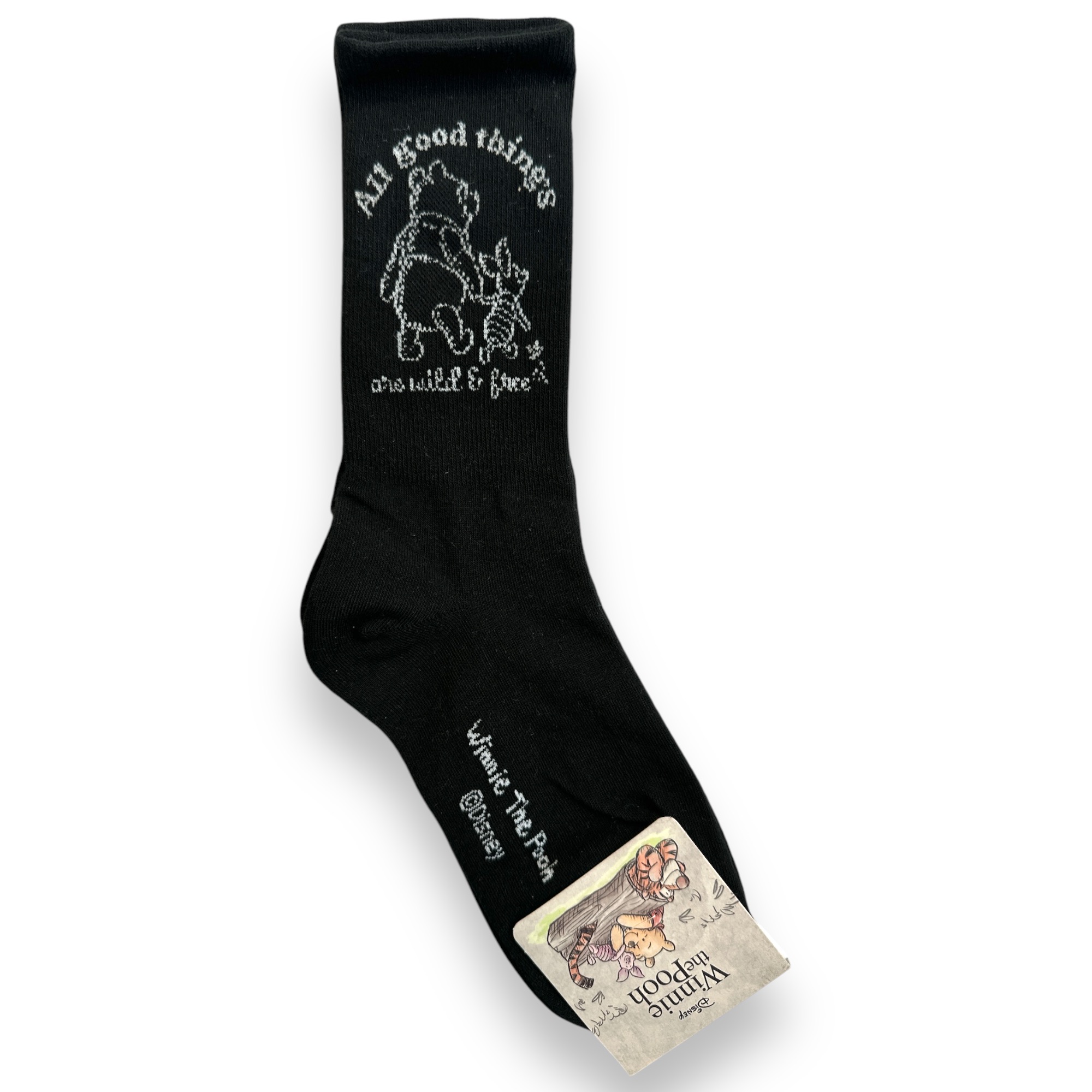 Winnie Puuh Socken Wild & Free (schwarz)