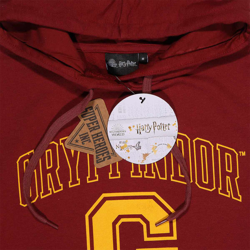 Gryffindor College Style Cropped Hoodie - Harry Potter