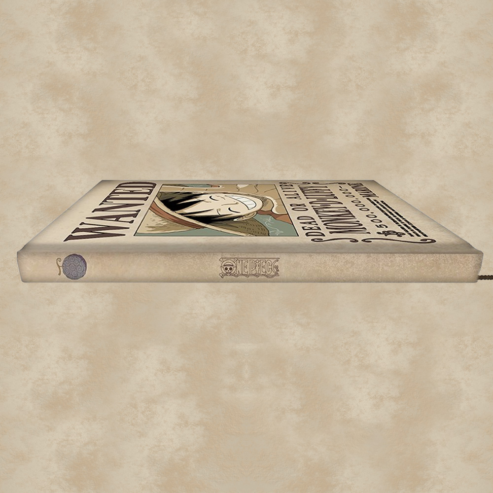 Wanted Luffy Notizbuch - One Piece