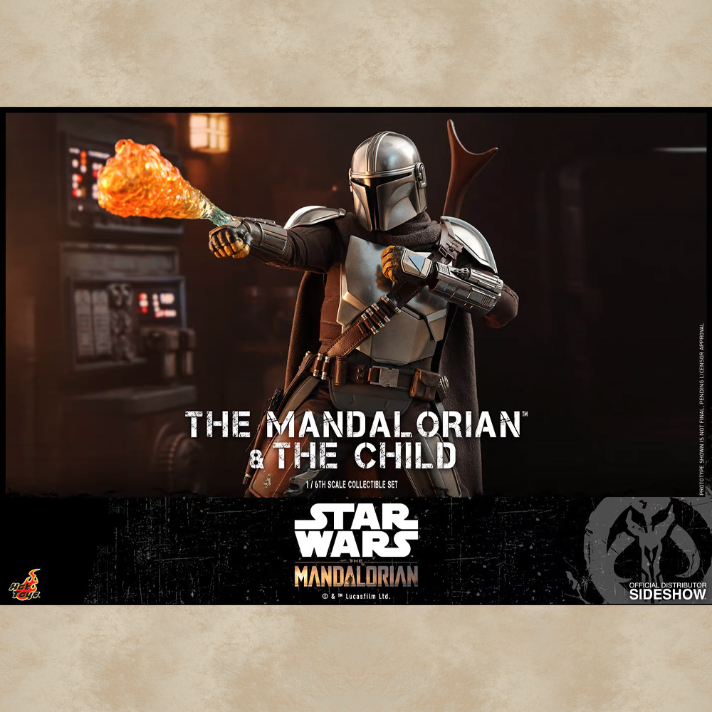 Hot Toys Figur The Mandalorian and The Child - Star Wars