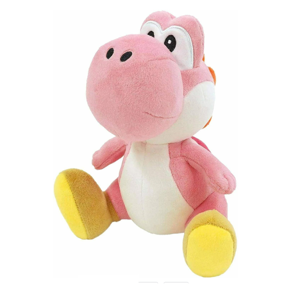 Yoshi Plüschfigur rosa (16 cm) - Super Mario