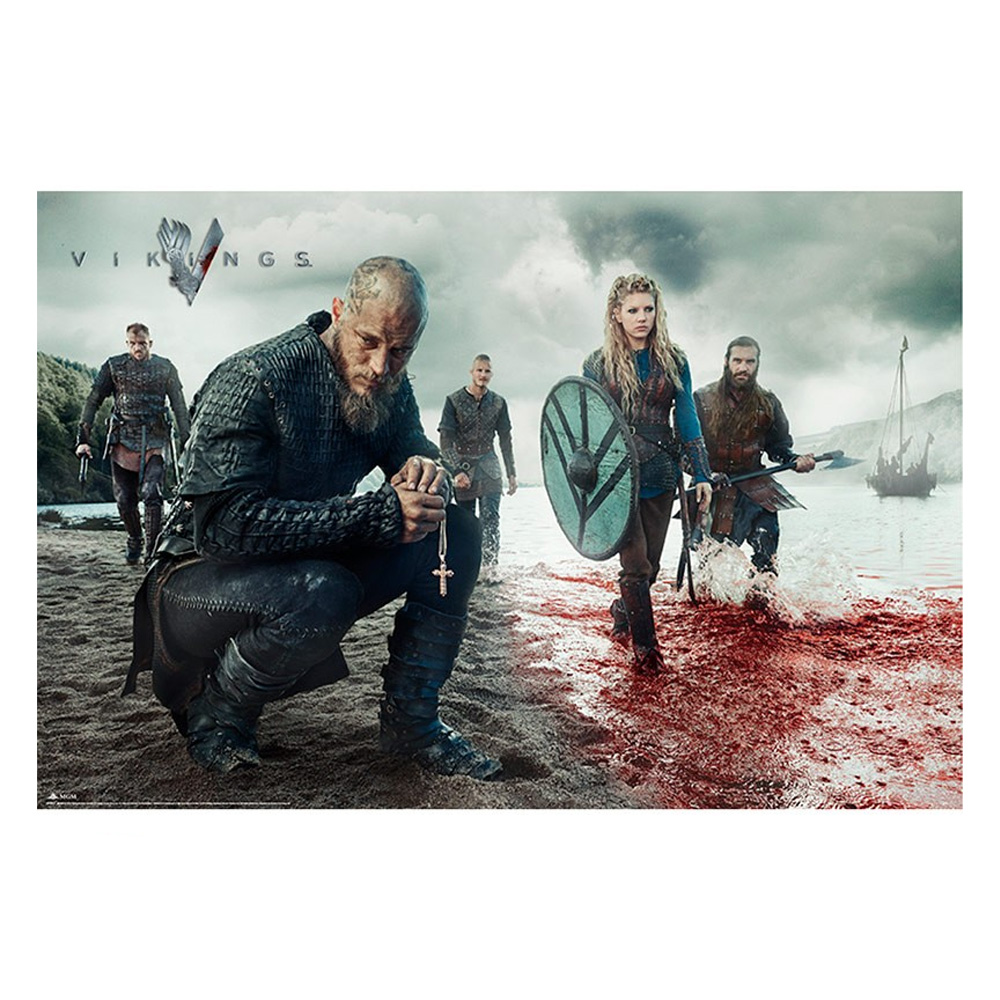 Blood Landscape Maxi Poster - Vikings
