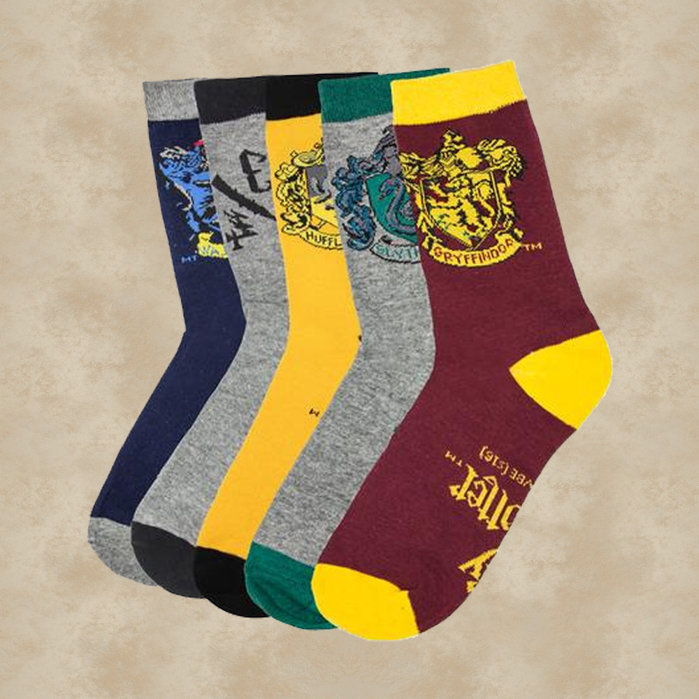 Hogwarts Socken 5er Set (One Size) - Harry Potter