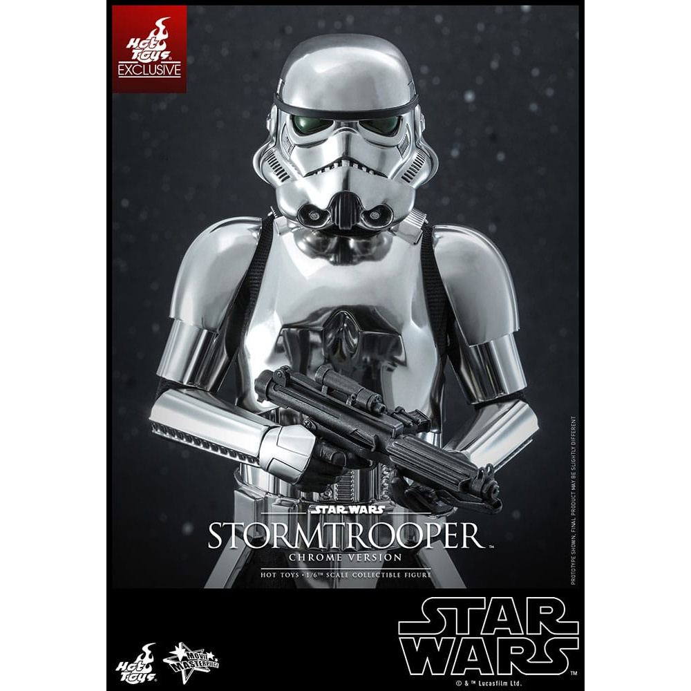Hot Toys Figur Stormtrooper (Chrome Version) - Star Wars