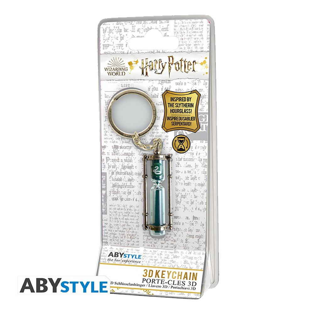 Slytherin Sanduhr 3D Schlüsselanhänger - Harry Potter