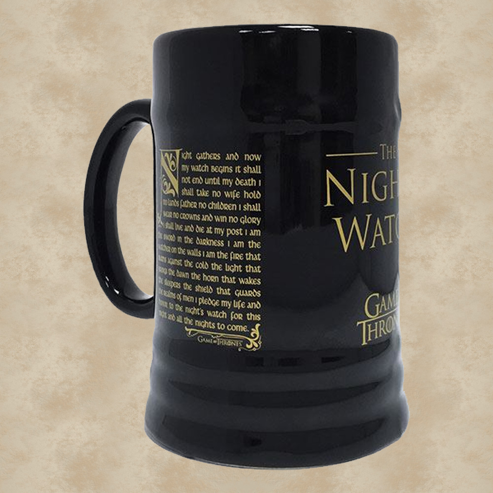 Bierkrug Night's Watch Oath - Game of Thrones