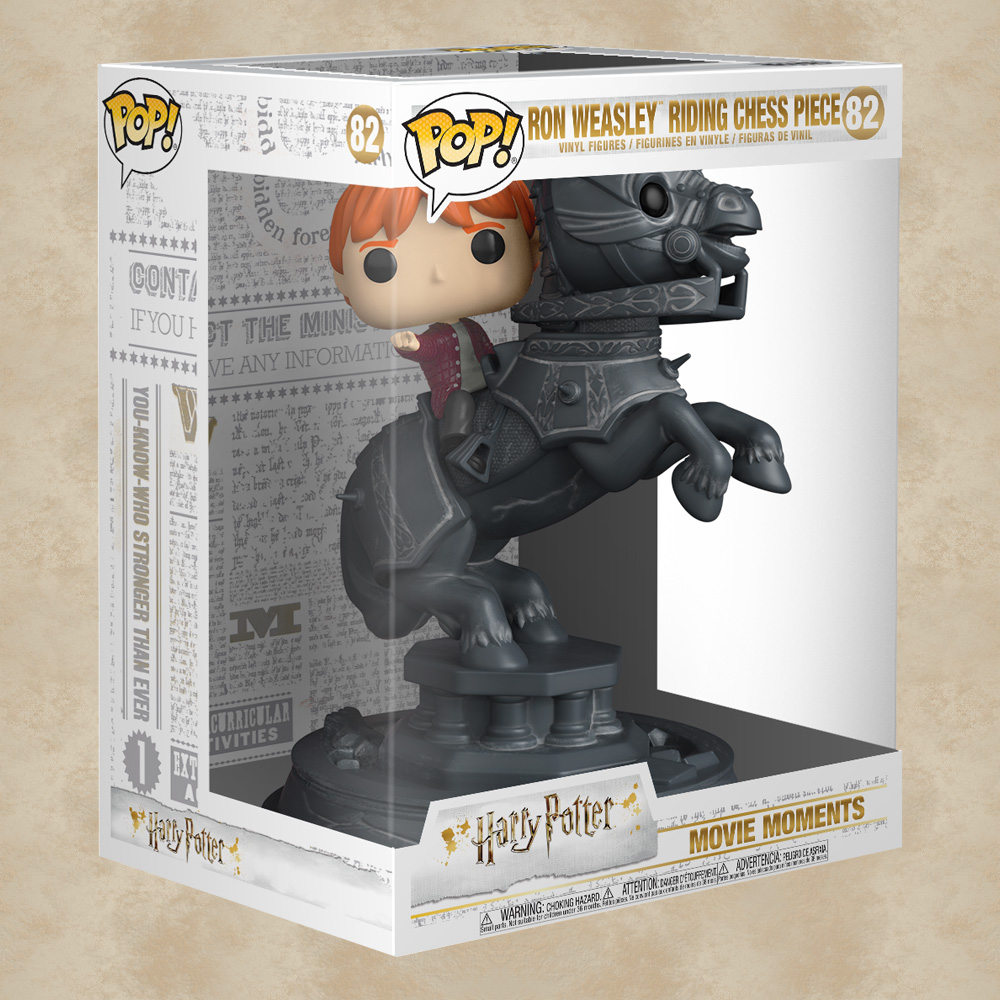 Funko POP! Ron Riding (Chess Piece) (Movie Moments) - Harry Potter