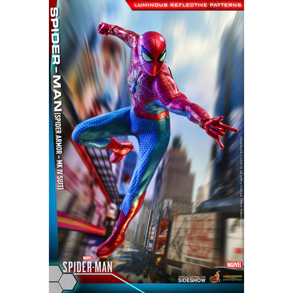 Hot Toys Figur Spider-Man (Spider Armor - MK IV Suit)