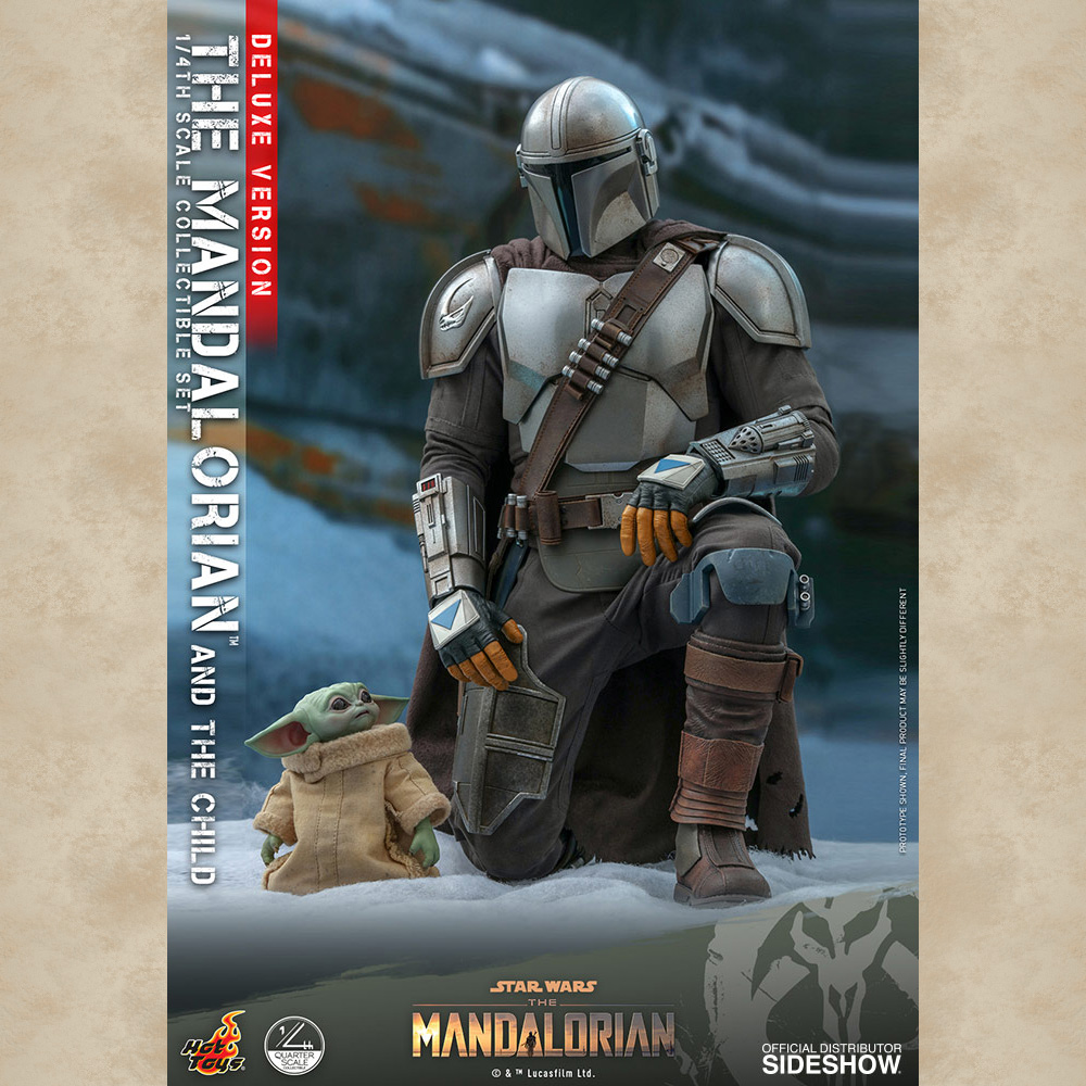 Hot-Toys-1zu4-Figur-Deluxe-The-Mandalorian-and-The-Child-Star-Wars_12 Hot Toys 1:4 Figur (Deluxe) The Mandalorian and The Child - Star Wars