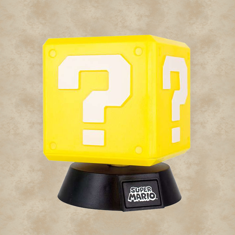 Fragezeichen Block 3D Lampe - Super Mario