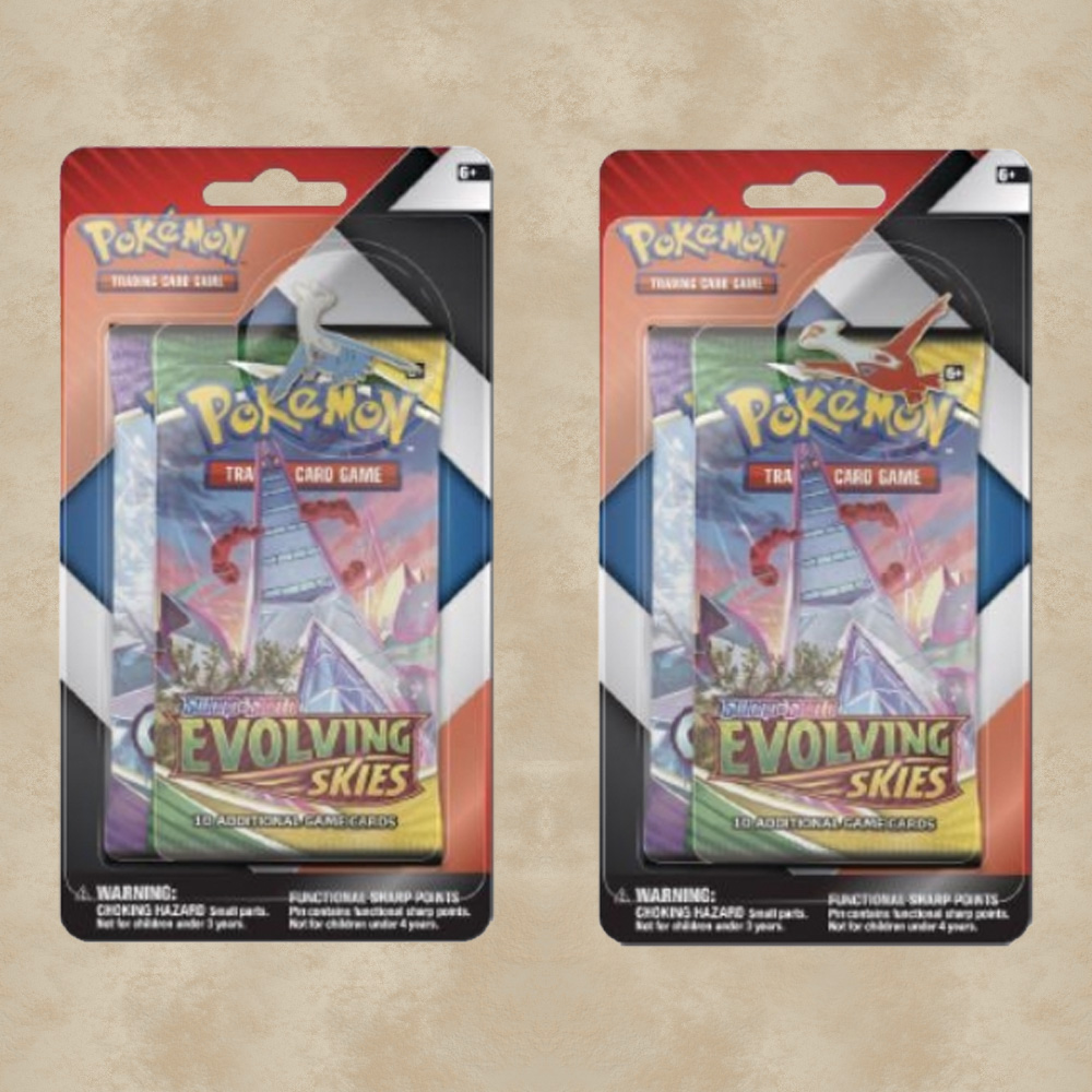 Pokémon Sword & Shield: Evolving Skies Blister Latias/Latios (Englische Version)