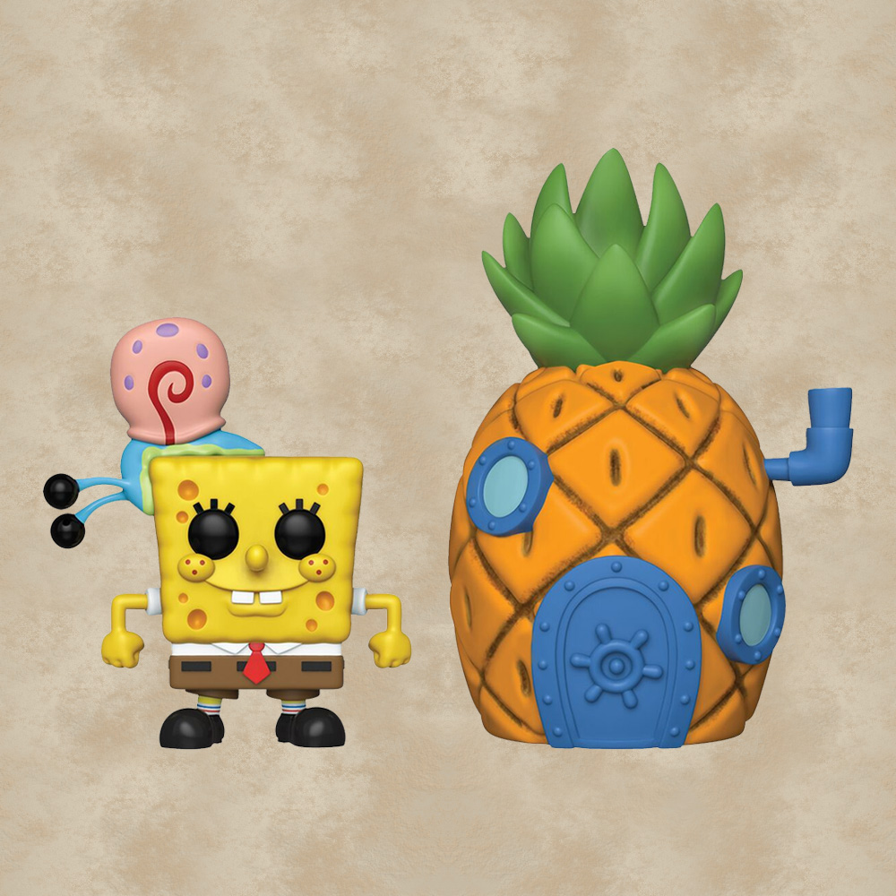 Funko POP! Town Spongebob with Gary & Pineapple House