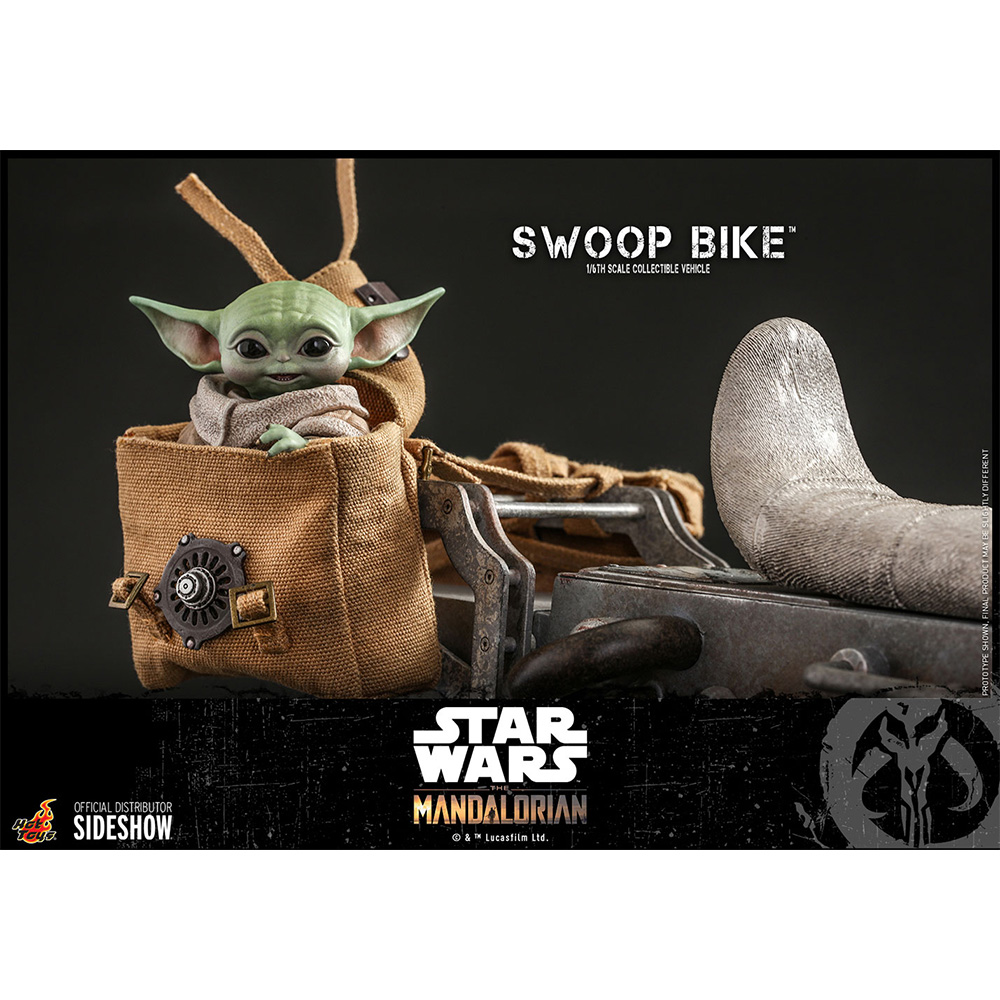 Hot Toys Figur Swoop Bike with Grogu - Star Wars The Mandalorian