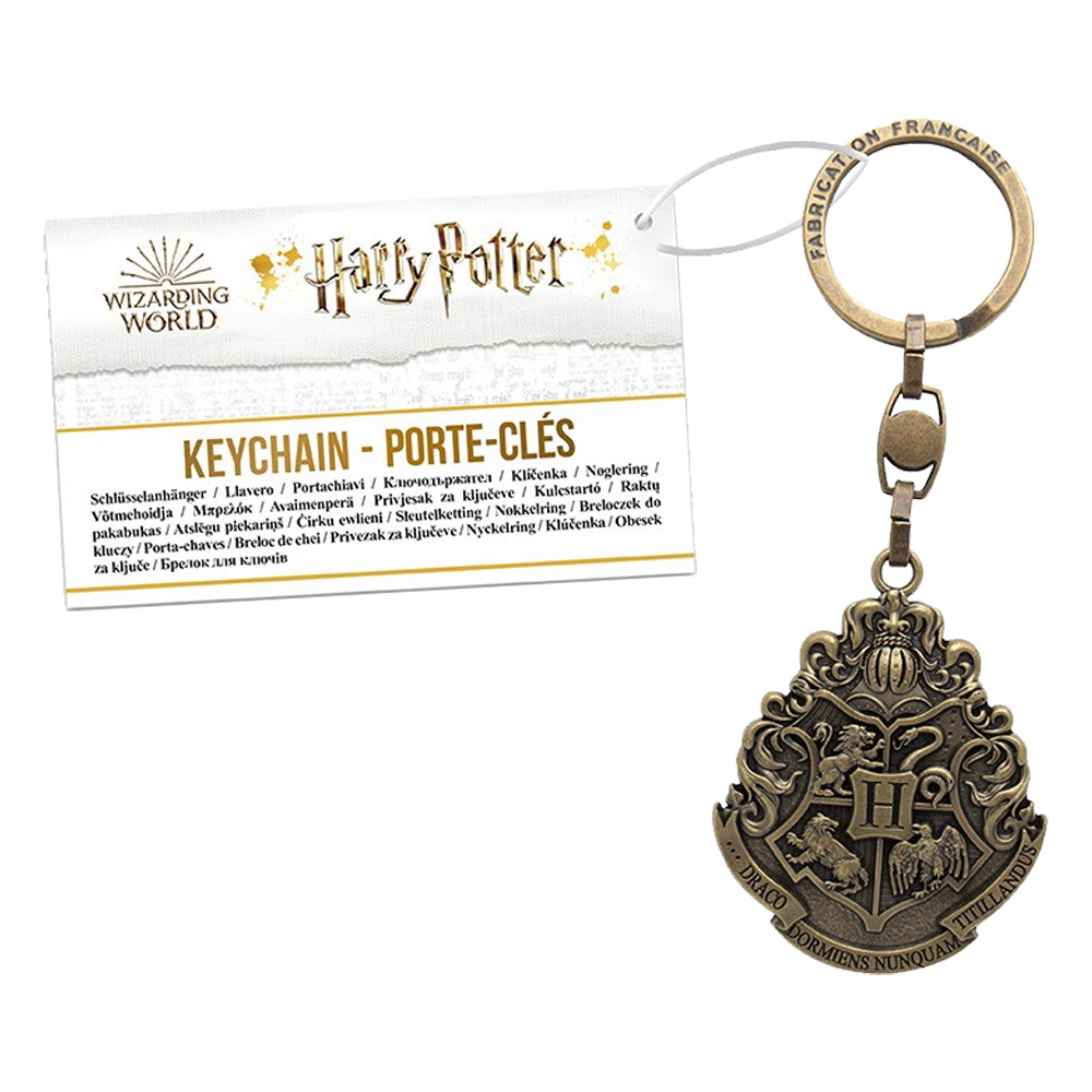 Hogwarts Wappen Metall-Schlüsselanhänger - Harry Potter
