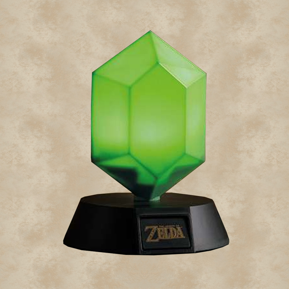 Grüner Rubin 3D Lampe - Zelda