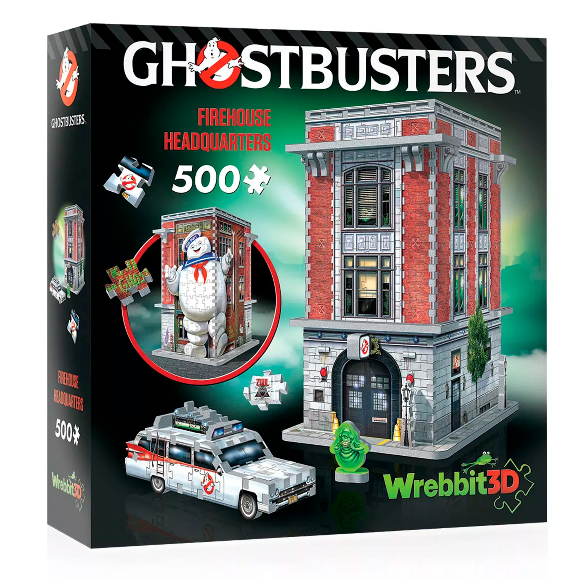 Feuerwache Hauptquartier 3D Puzzle (500 Teile) - Ghostbusters
