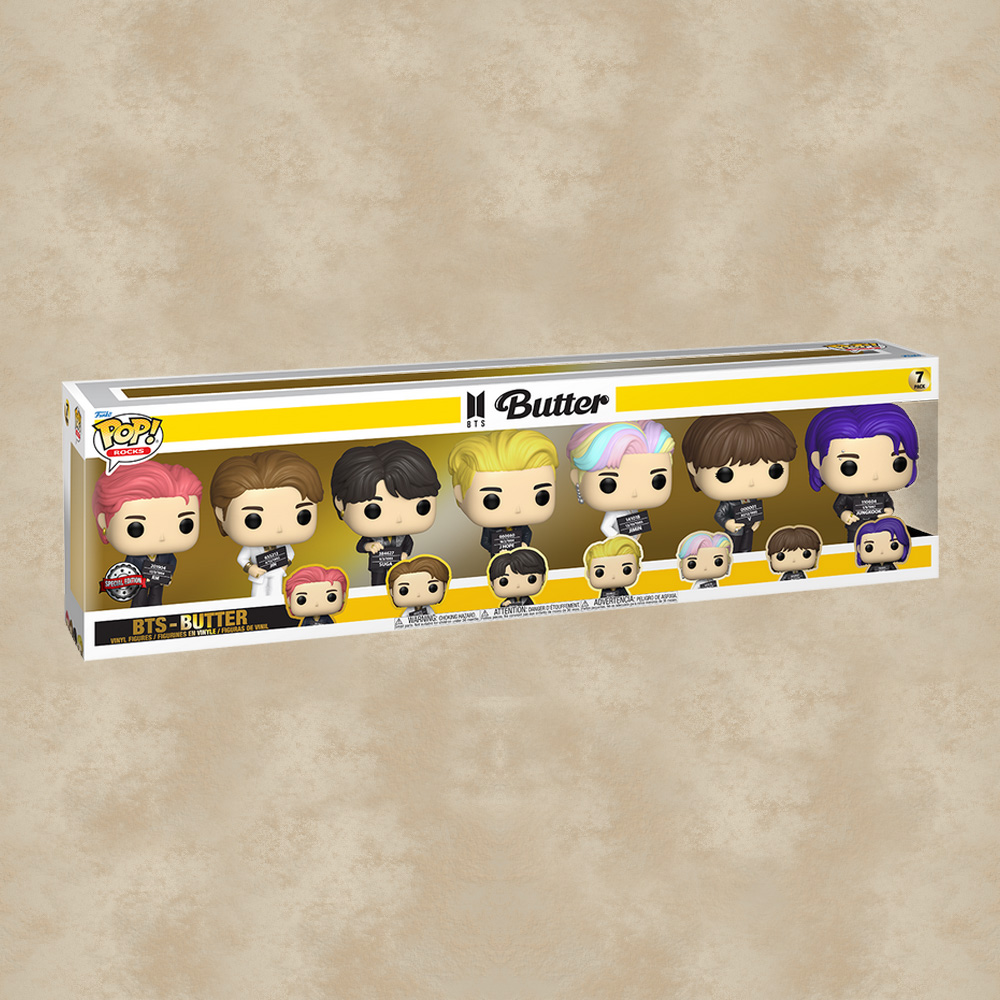 Funko POP! Rocks: 7er-Pack - BTS Butter