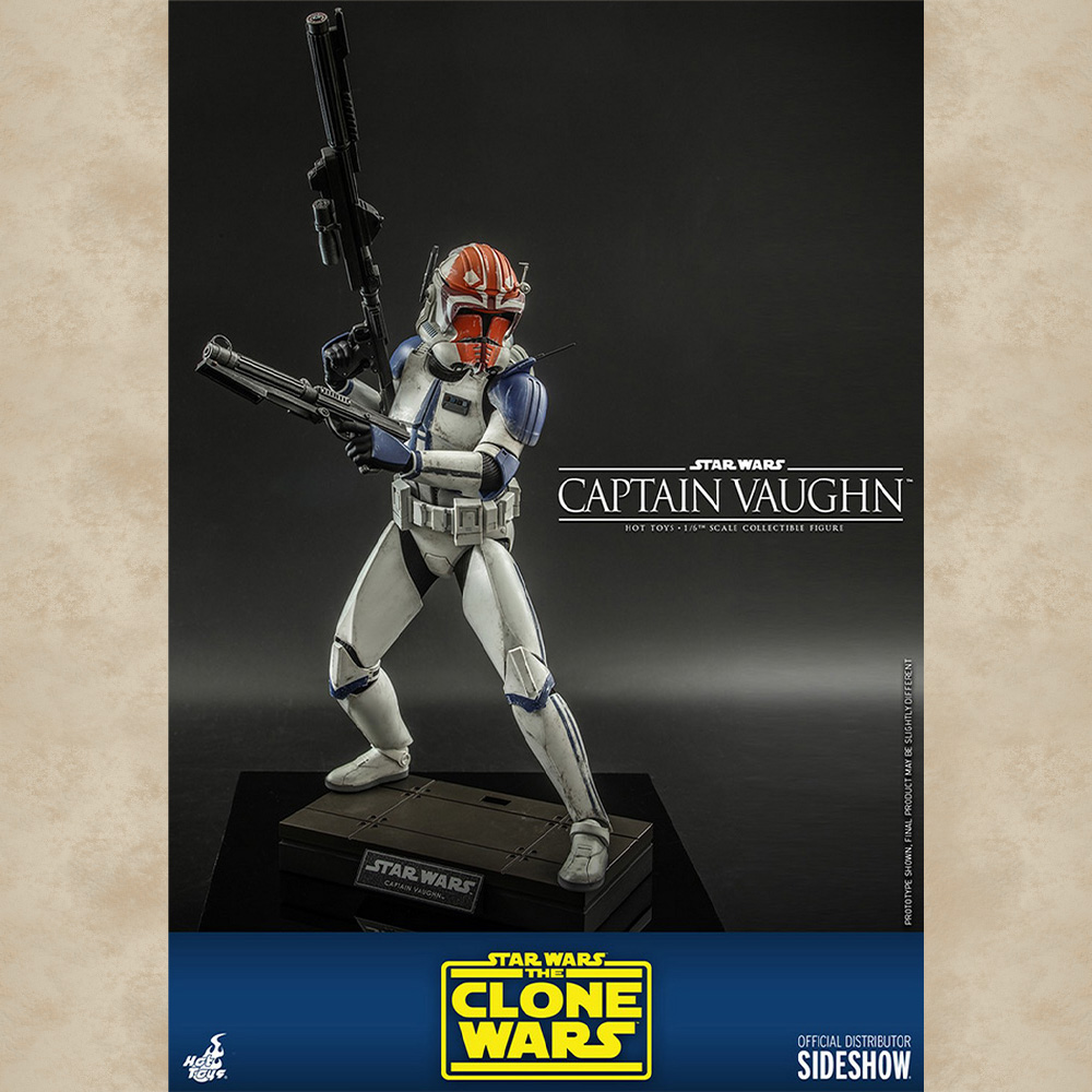 Hot Toys Figur Captain Vaughn - Star Wars The Clone Wars