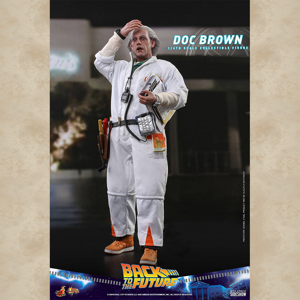 Hot Toys Figur Doc Brown - Back to the Future