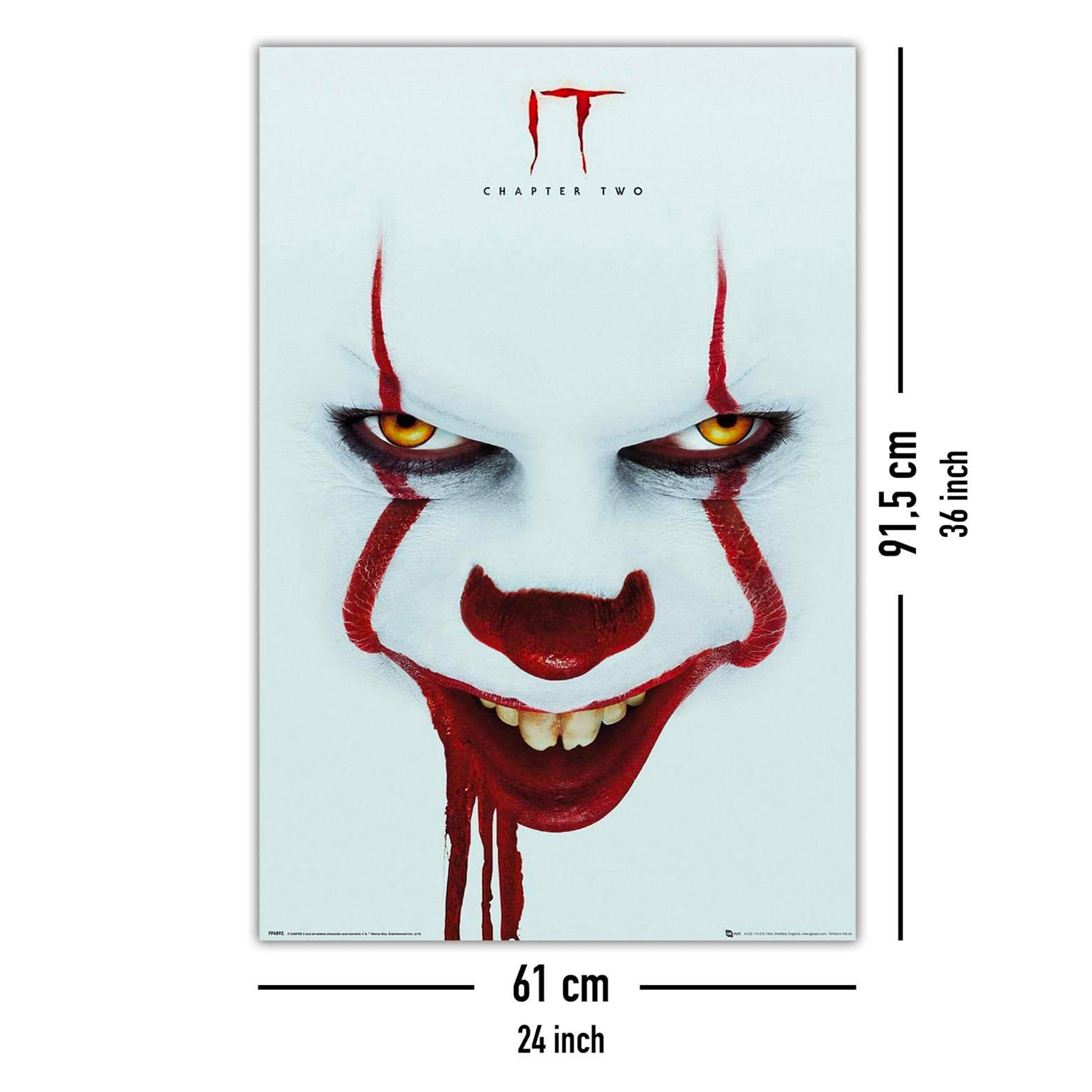 Pennywise Close Up Maxi Poster - Es