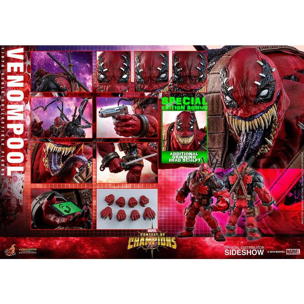 Hot Toys Figur Venompool Exclusive - Marvel Contest of Champions