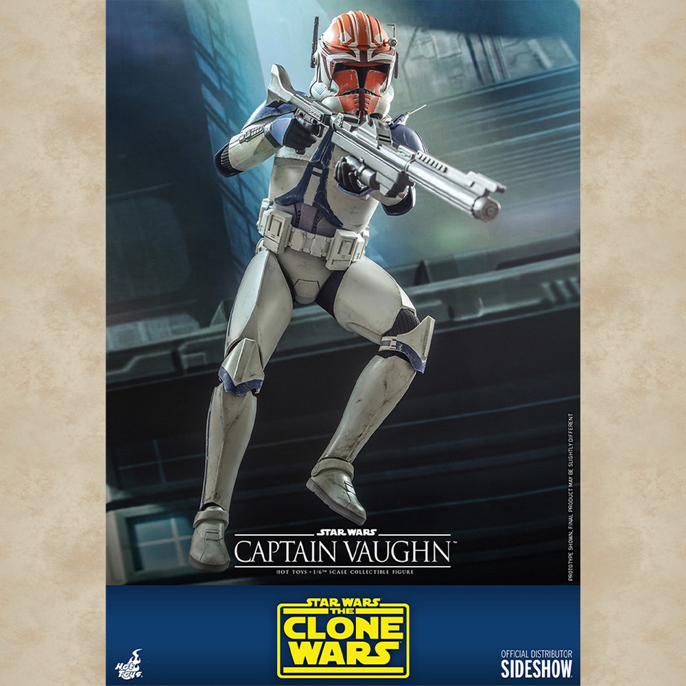 Hot Toys Figur Captain Vaughn - Star Wars The Clone Wars