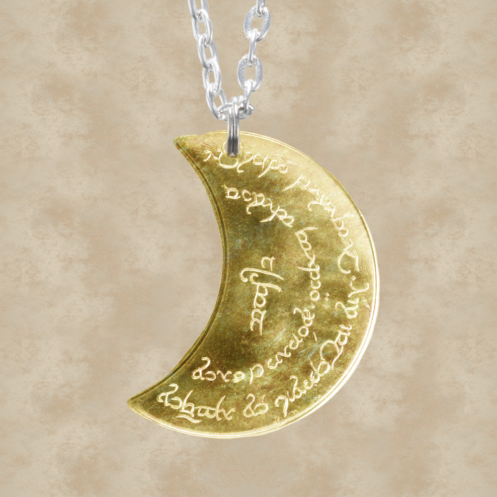 Bruchtal goldener Mond Halskette - Der Herr der Ringe
