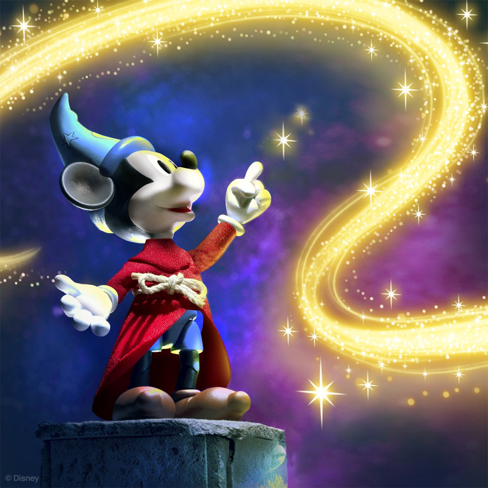 Sorcerer's Apprentice Mickey Action Figur - Disney