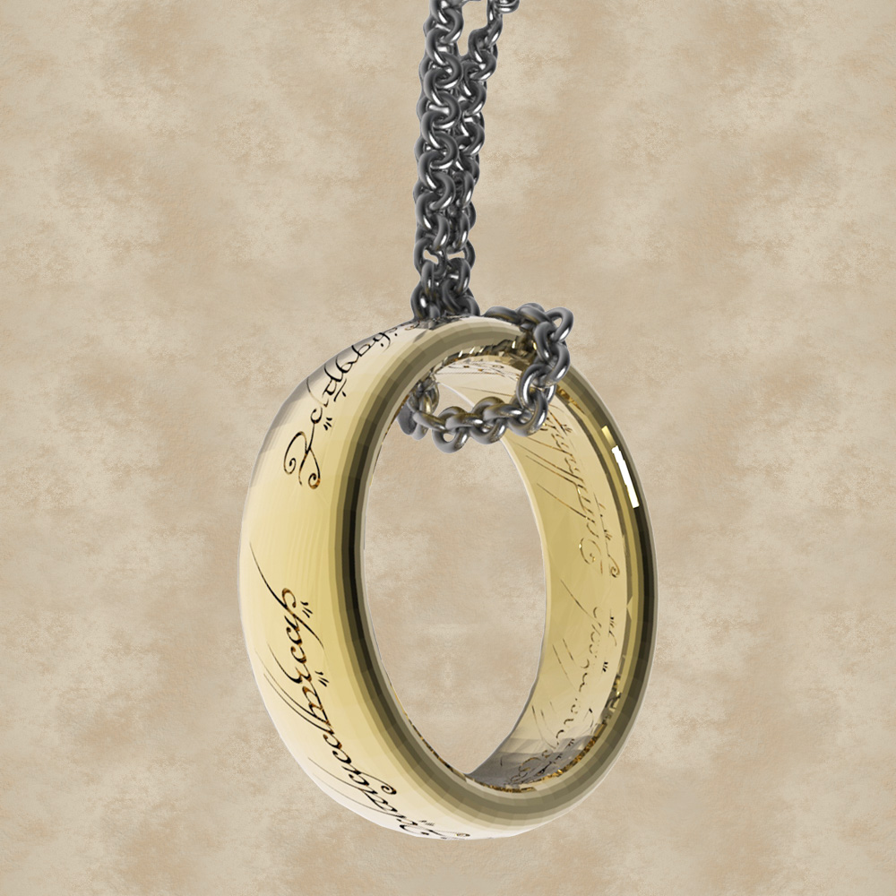 Der Eine Ring 3D Schlüsselanhänger - Der Herr der Ringe