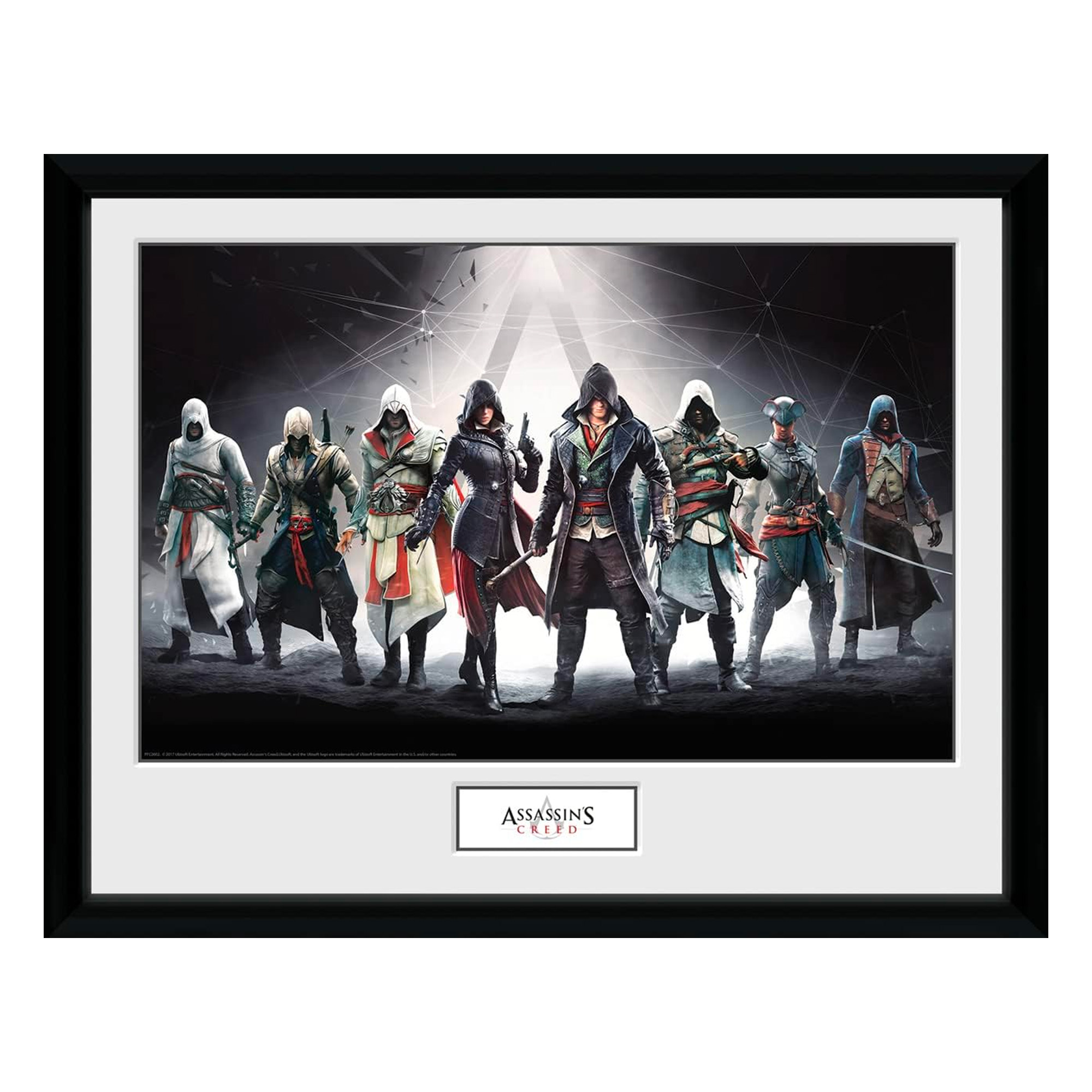 Assassins Creed Characters Gerahmtes Bild - Assassins Creed